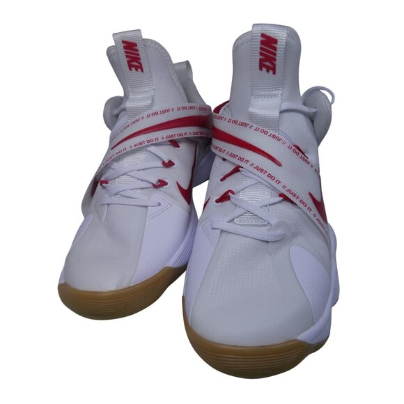 Nike React HyperSet SE Volleyball Shoes - White/Team Crimson Size 9.5 Men\'s/11.5 main image 5